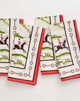 Pomegranate Hunt Scene Napkins Set of 4