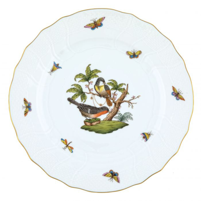 HEREND Rothschild Bird Dinner Plate