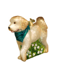 Holiday Yellow Lab Puppy Ornament