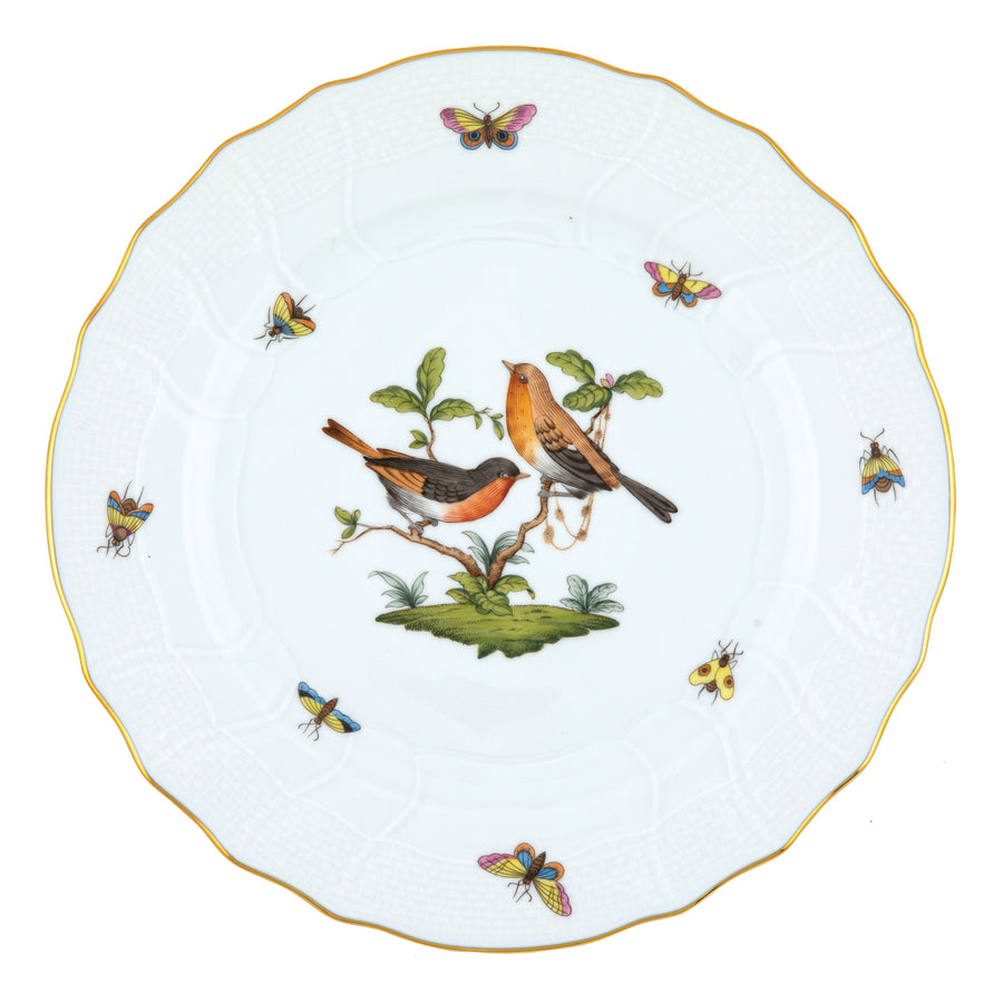 HEREND Rothschild Bird Dinner Plate