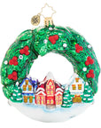 An All-Around Christmas Town! Ornament