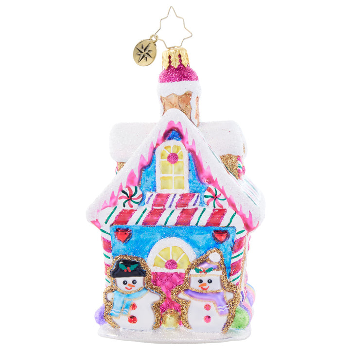 Candy Coated Cottage Ornament