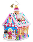 Candy Coated Cottage Ornament