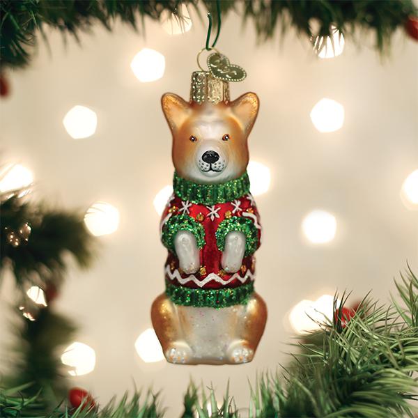 Christmas Corgi Ornament