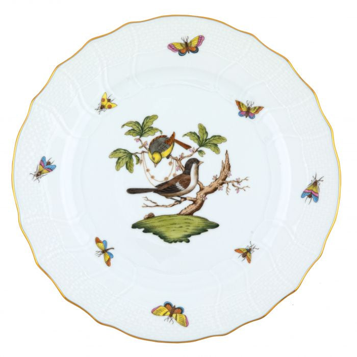 HEREND Rothschild Bird Dinner Plate