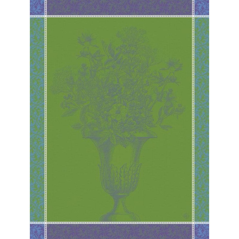 Le Jacquard Francais Floraison Uni Tea Towel in Blue