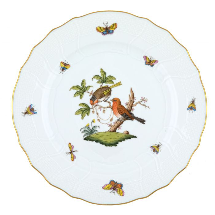 HEREND Rothschild Bird Dinner Plate