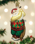 Golfing Santa Ornament