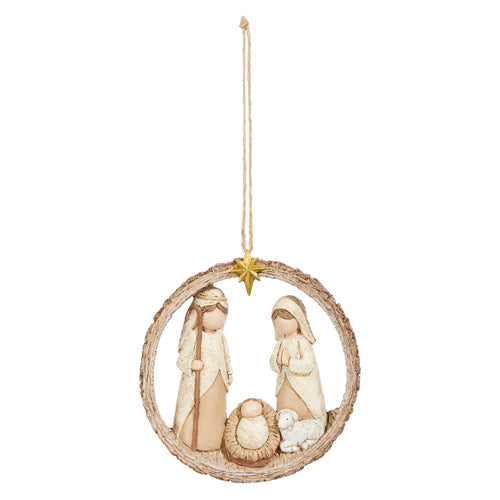 4.5" Holy Family Ornament