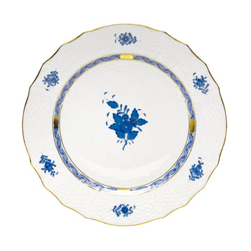 Herend Chinese Bouquet Blue Dinner Plate