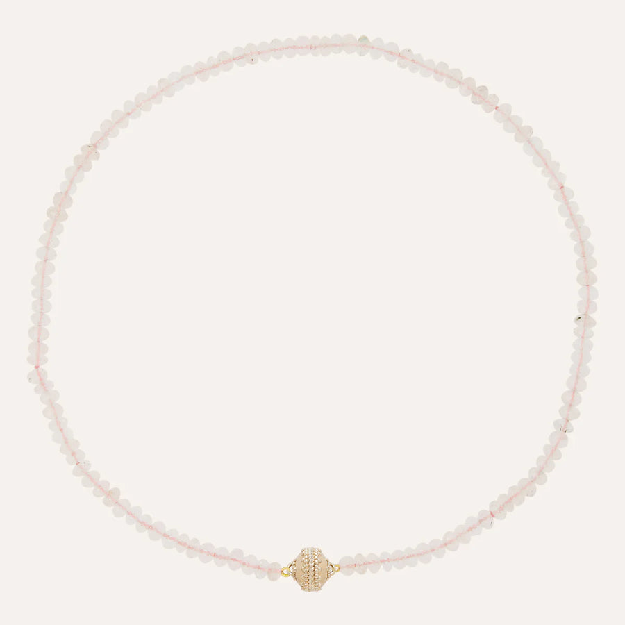 Clara Williams Rose Quartz Mini Necklace