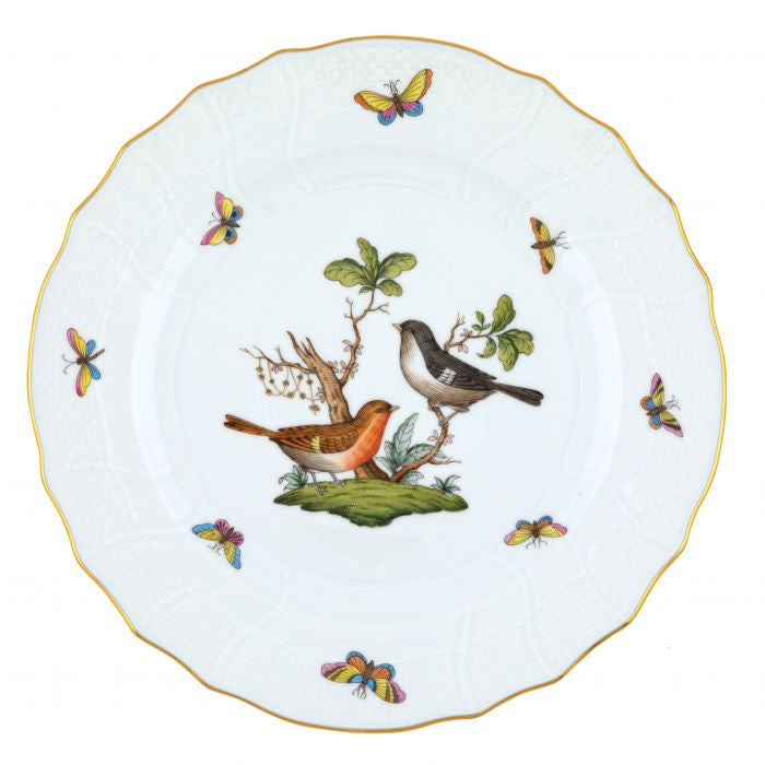 HEREND Rothschild Bird Dinner Plate