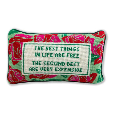 Furbish "The Best Things in Life are Free" Pillow