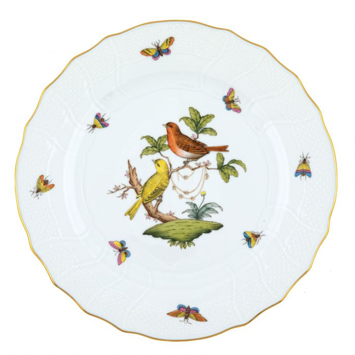 HEREND Rothschild Bird Dinner Plate