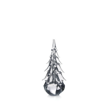 Simon Pearce Five Sided Evergreen Glass Tree: 10 inch