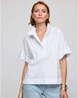 Hinson Wu Cara Elbow Sleeve Top