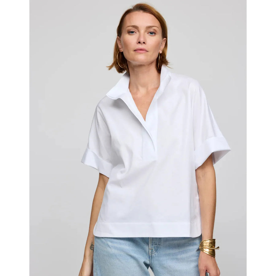 Hinson Wu Cara Elbow Sleeve Top