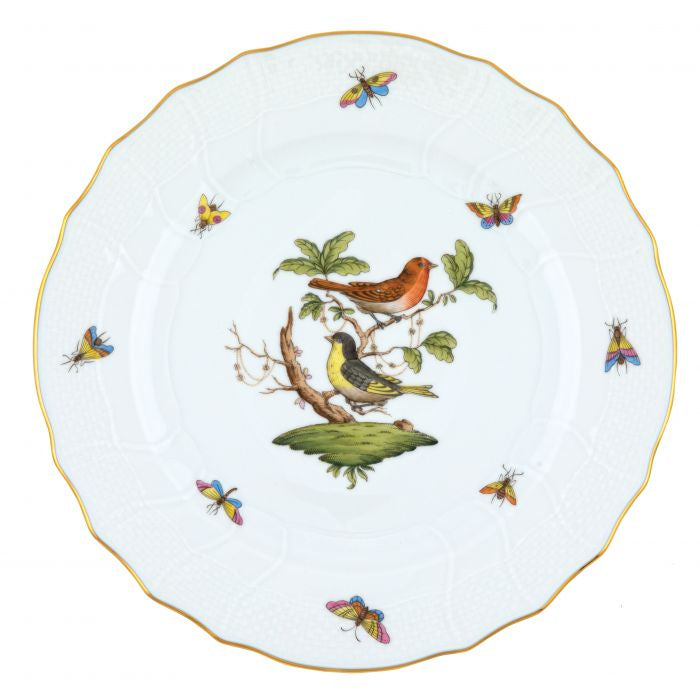 HEREND Rothschild Bird Dinner Plate