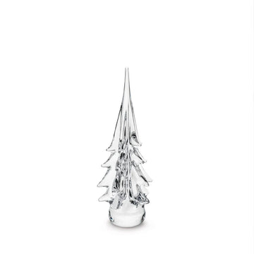 Simon Pearce Spruce Evergreen Glass Tree: 14 inch