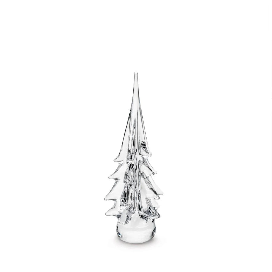 Simon Pearce Spruce Evergreen Glass Tree: 14 inch