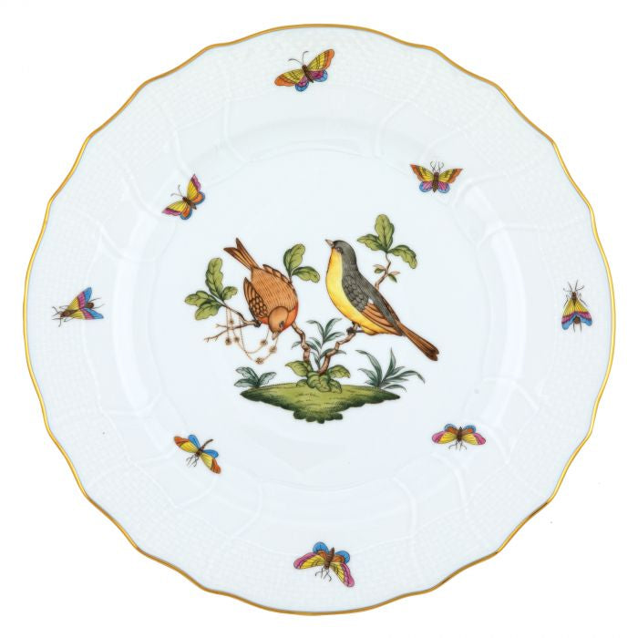 HEREND Rothschild Bird Dinner Plate