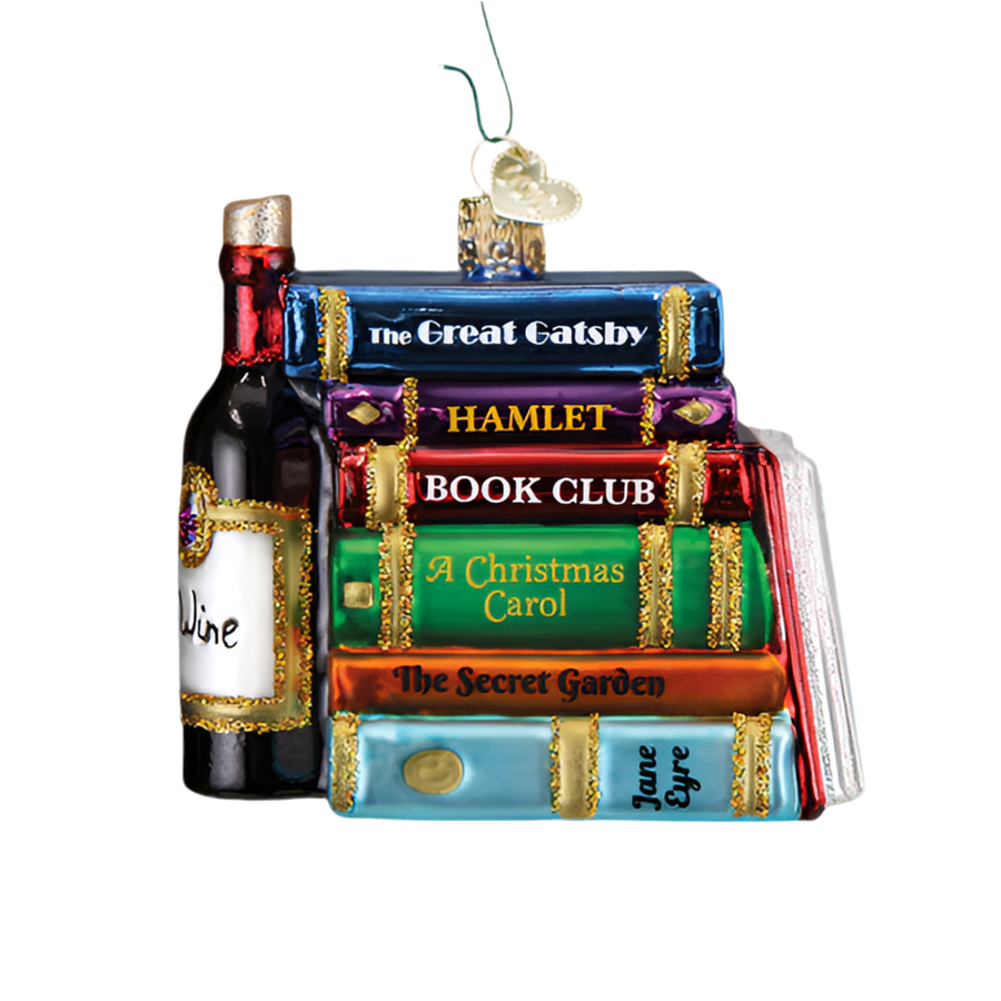 Book Club Ornament