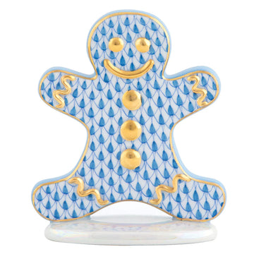 Herend Gingerbread Man in Blue