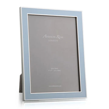 Gilday-Sloan Wedding Registry: Addison Ross Blue Enamel 4x6 Picture Frame