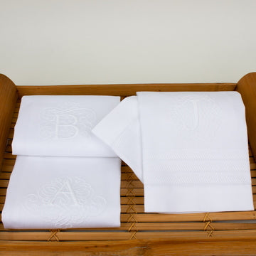 Burrow-Prewitt Wedding Registry: Teresa Alecrim Monogrammed Dinner Napkin