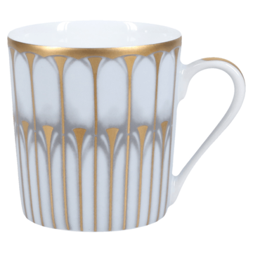 Fisher-Bame Wedding Registry: Deshoulieres Arcades Grey & Gold Mug