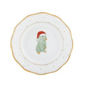 Richardson-Pierce Wedding Registry: Herend Christmas Bunny Dessert Plate