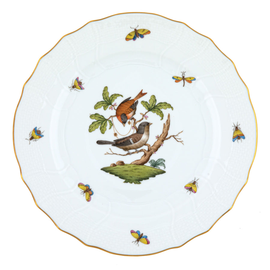 HEREND Rothschild Bird Dinner Plate