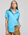 Hinson Wu Lucie Short Sleeve Top