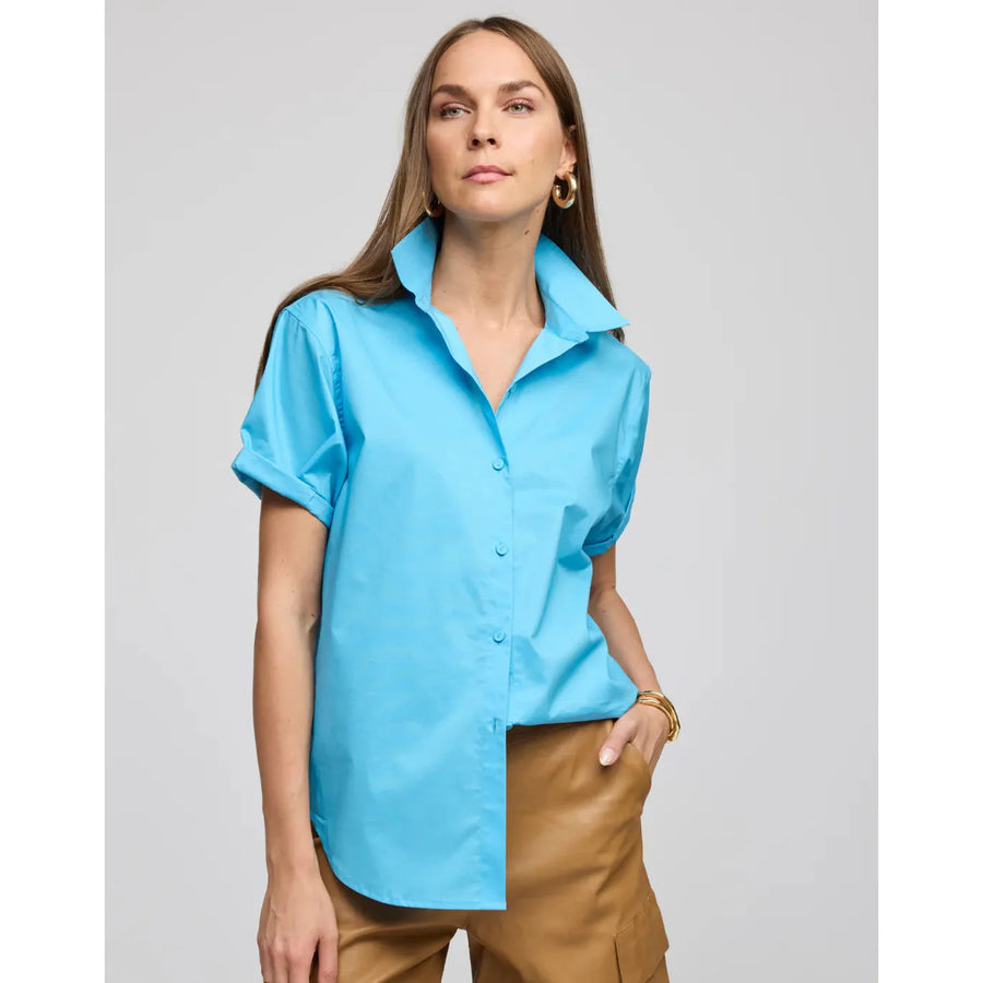 Hinson Wu Lucie Short Sleeve Top