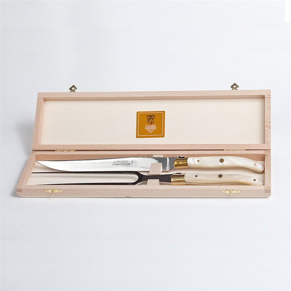 Elmore and Dennis Wedding Registry: Claude Dozorme Natural Carving Set