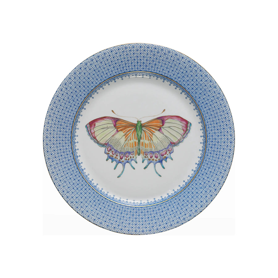 Hornbuckle and Saffo Wedding Registry: Mottahedeh Cornflower Lace Butterfly Dessert Plate