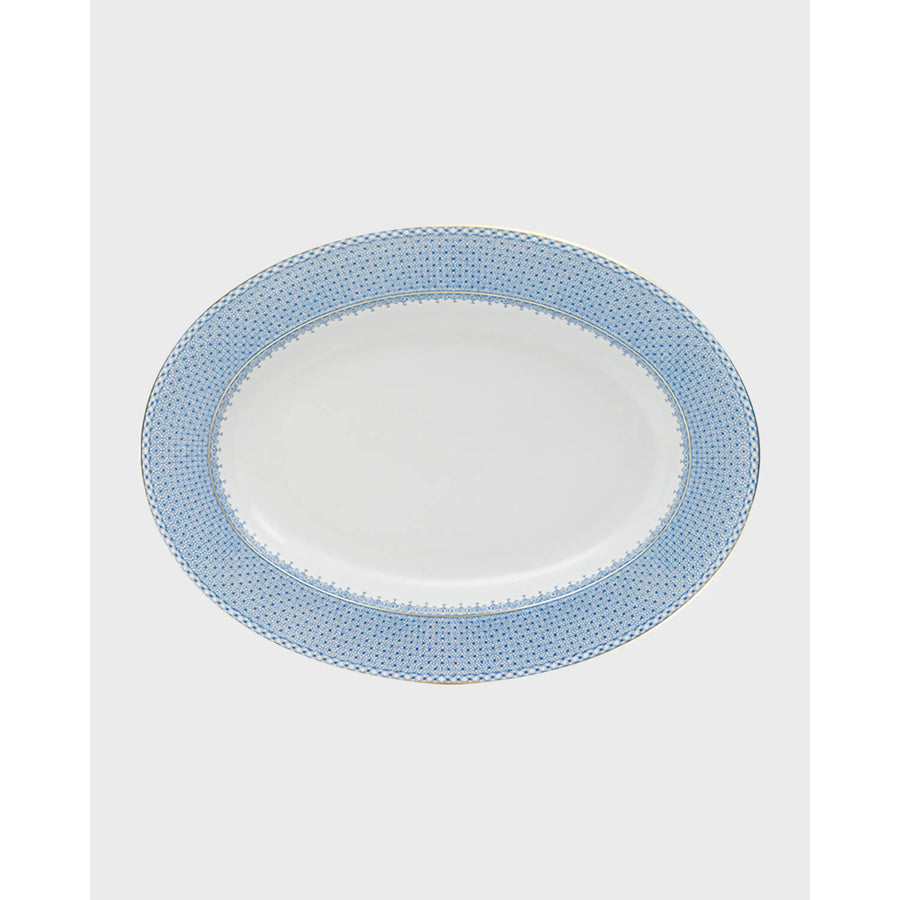 Hornbuckle and Saffo Wedding Registry: Mottahedeh Cornflower Lace Serving Platter