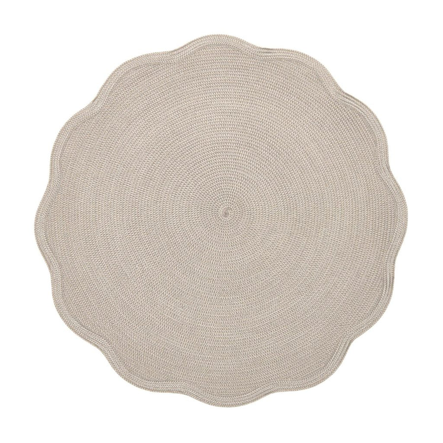 Diab-Overholt Wedding Registry: Deborah Rhodes Scalloped Silver/Sand Placemat