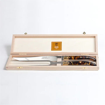 Stoughton-Bunting Registry: Claude Dozorme Berlingot Tortoise Carving Set