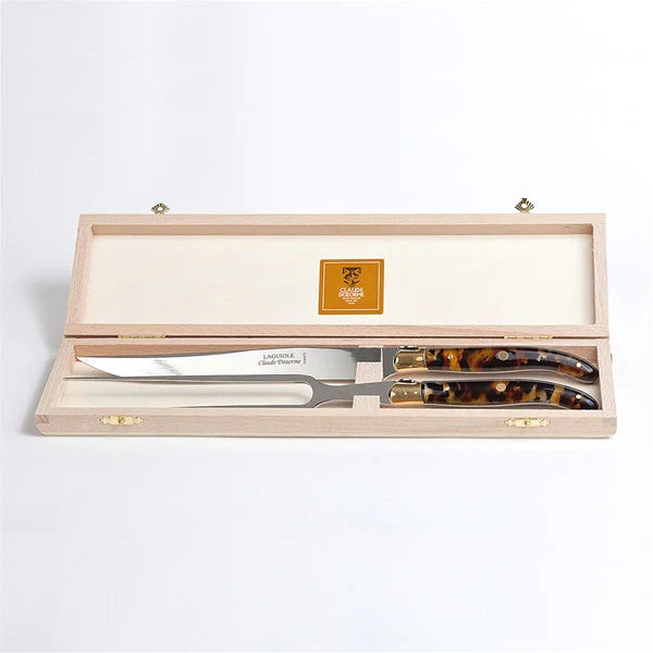 Lewis and Underwood Wedding Registry: Claude Dozorme Boxed Carving Set in Flake