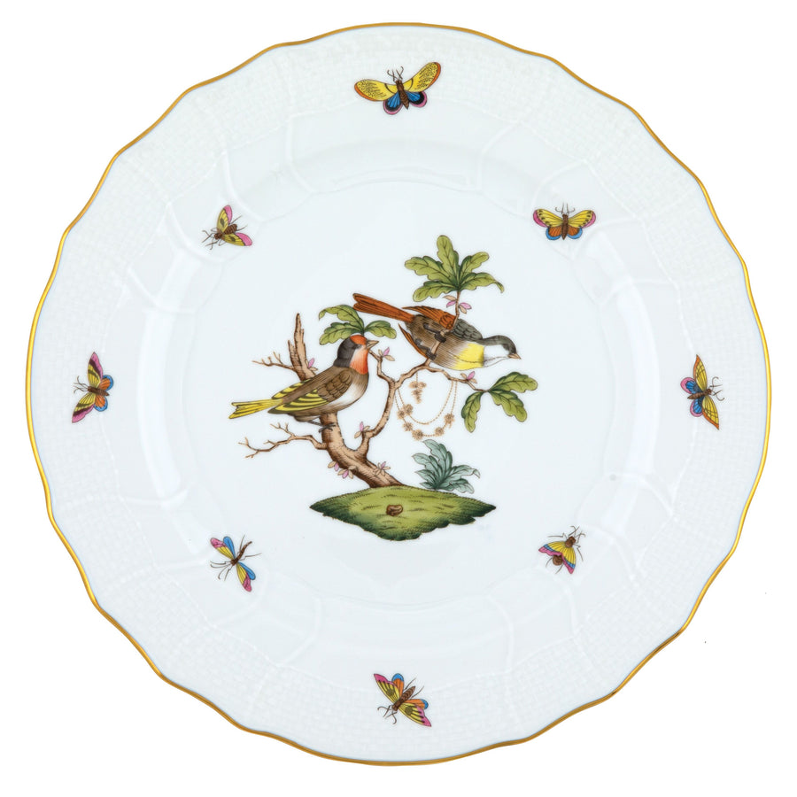 HEREND Rothschild Bird Dinner Plate