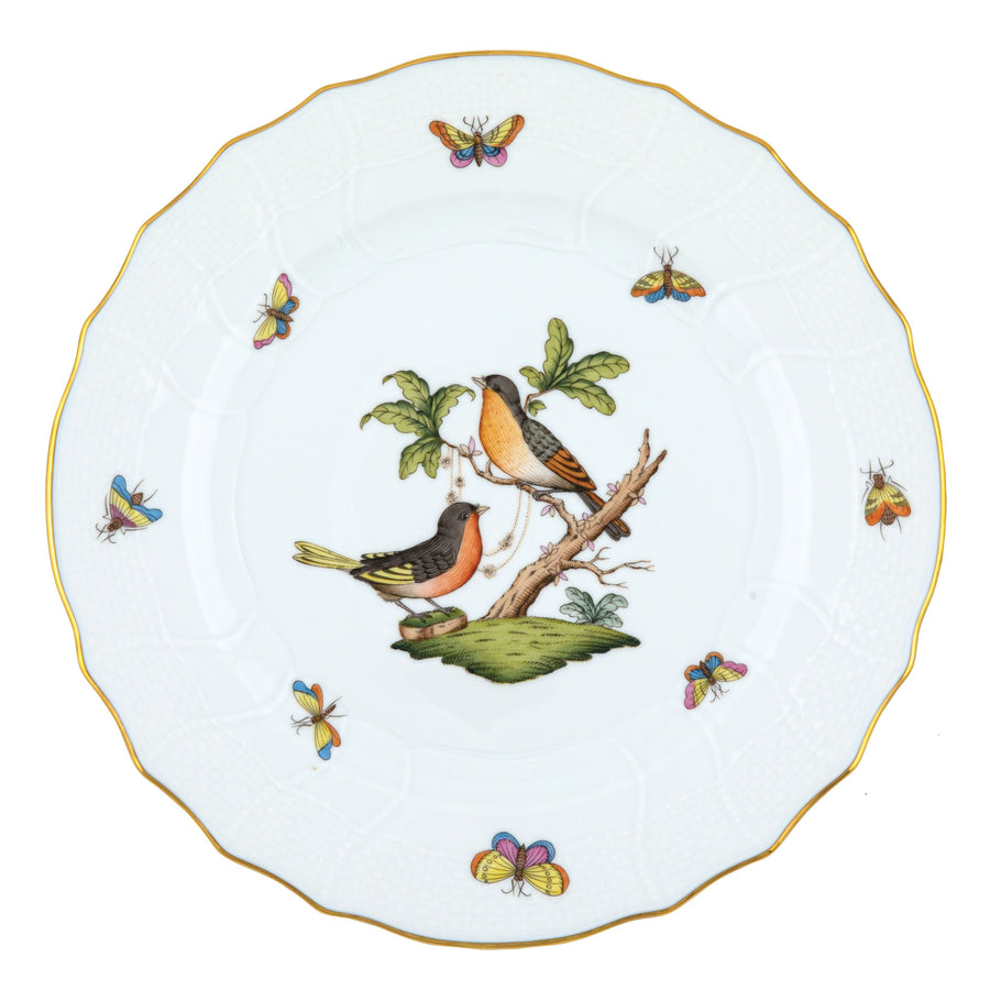 HEREND Rothschild Bird Dinner Plate