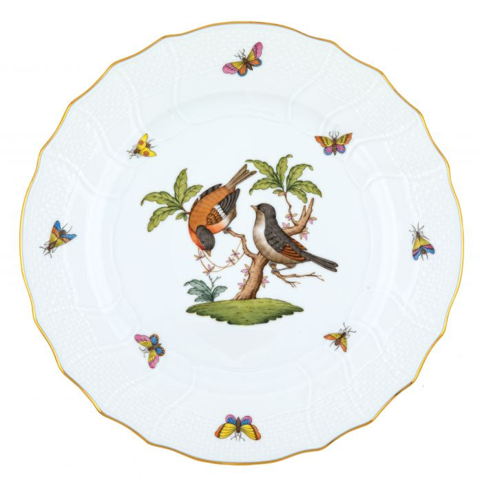 HEREND Rothschild Bird Dinner Plate