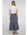 Elizabeth James The Label Izzy Skirt in Secret Garden Sapphire