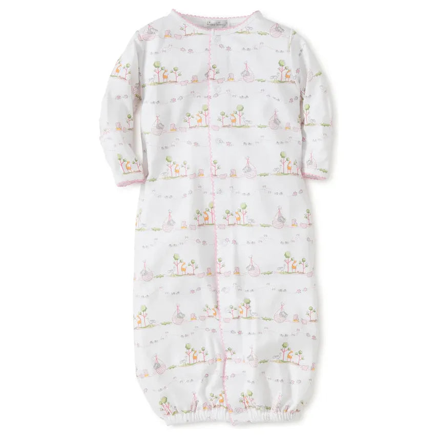 Kissy Kissy Noah's Print Convertible Gown - Pink : Small