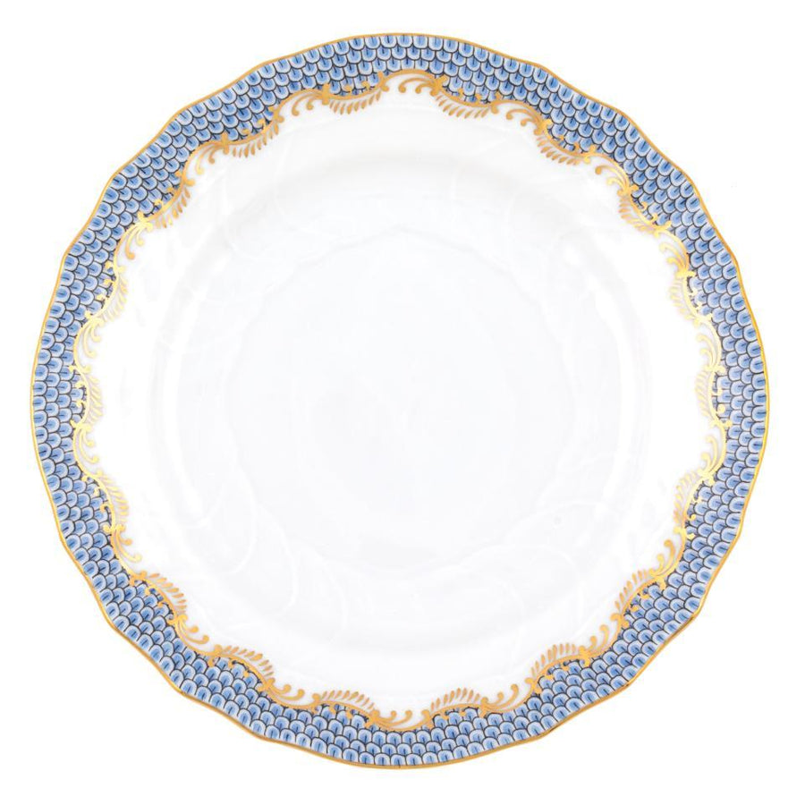 Cowden and Galvin Wedding Registry: Herend Fishscale Light Blue Bread & Butter Plate