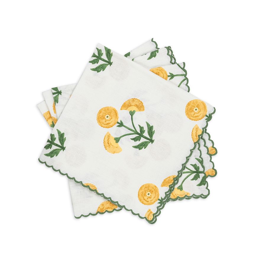 Hawfield-Rose Wedding Registry: Matouk Gisele Marigold Napkins (Set of 4)