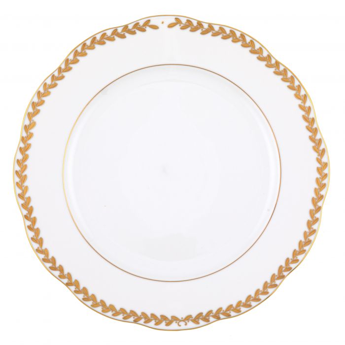 Liggett and Ives Wedding Registry: Herend Golden Laurel Dinner Plate