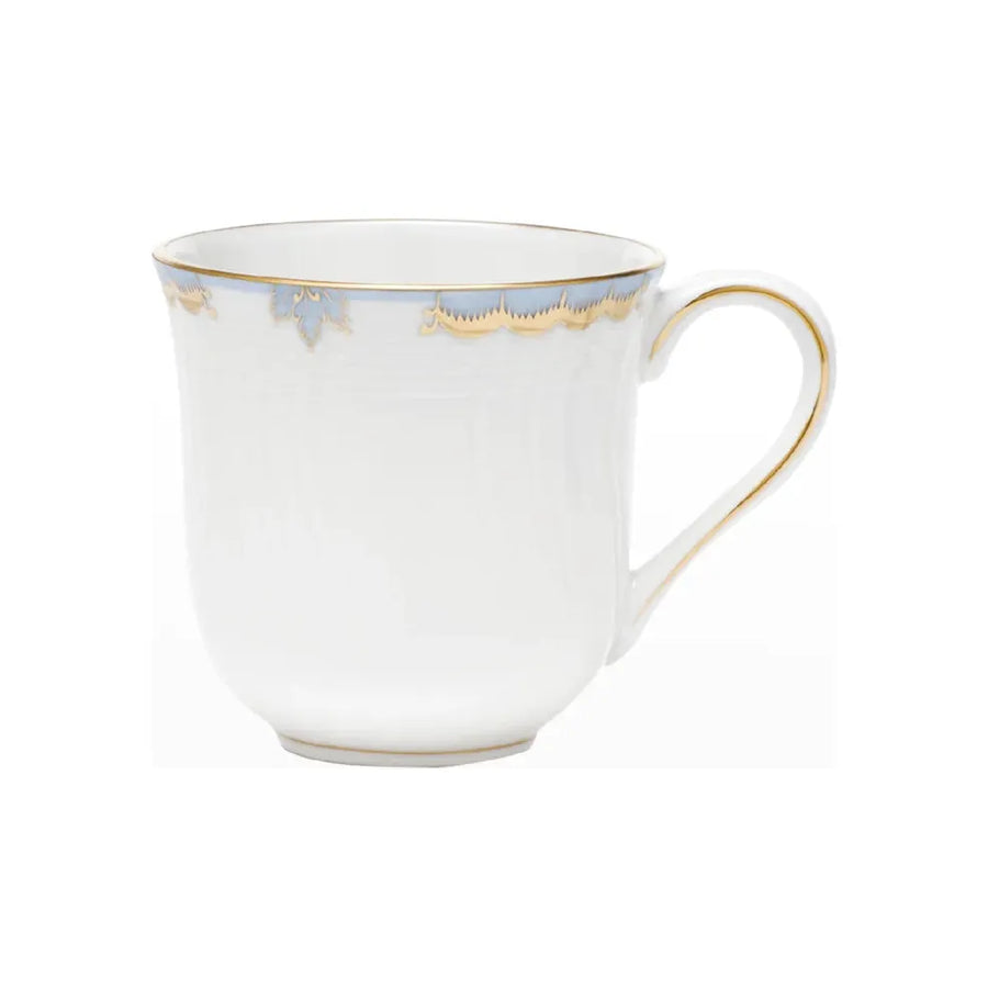 Diab-Overholt Wedding Registry: Herend Princess Victoria Light Blue Coffee Mug