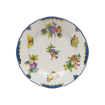 Burrow-Prewitt Wedding Registry: Herend Queen Victoria Blue Dessert Plate